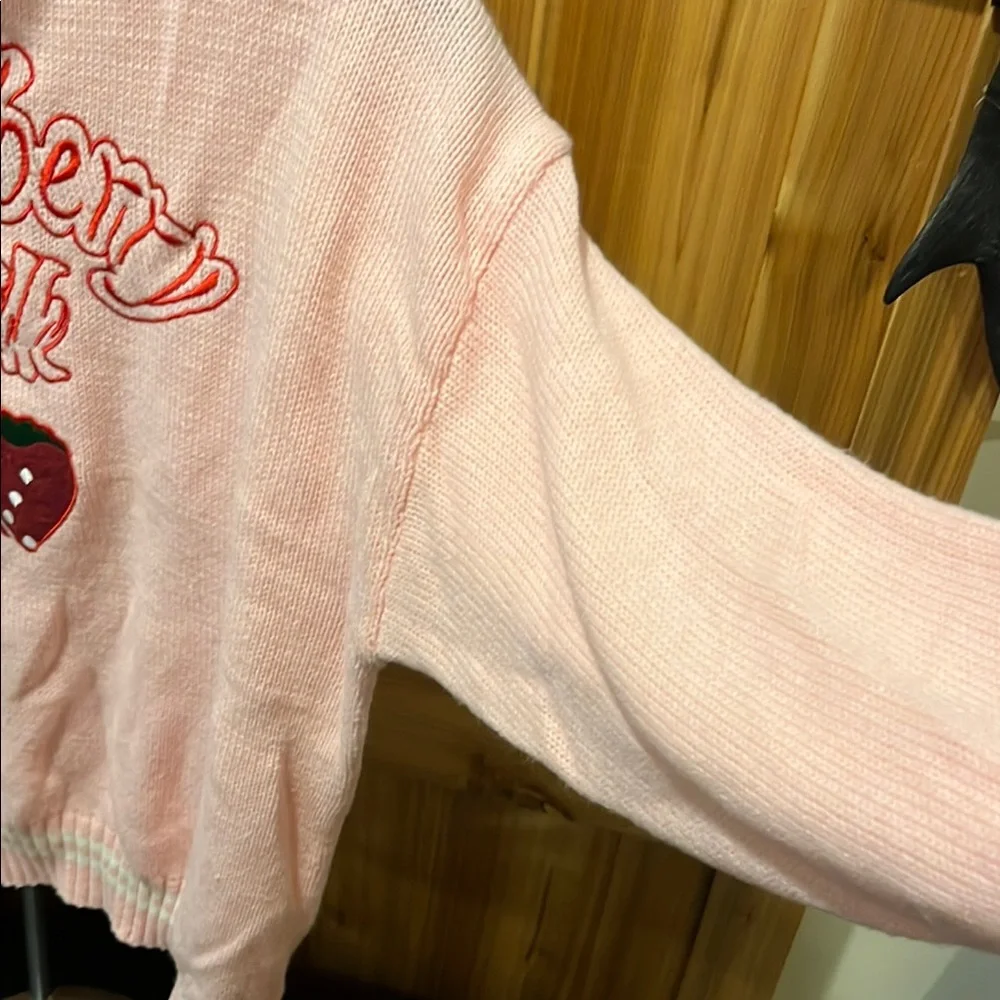 Strawberry Milk Pink Turtleneck Sweater - Picture 4 of 8